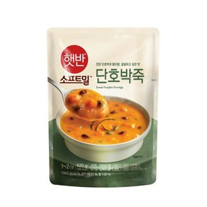 (실온)[CJ제일제당]소프트밀 단호박죽, 420g, 7개