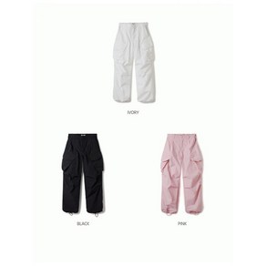 후아유 여성용 나일론 카고 팬츠 Lightweight Nylon Cotton Cago Pants WHTAE2512F