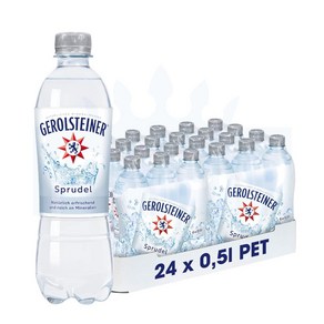 Geolsteine 게롤슈타이너 탄산수 스파클링 워터 500ml 24개