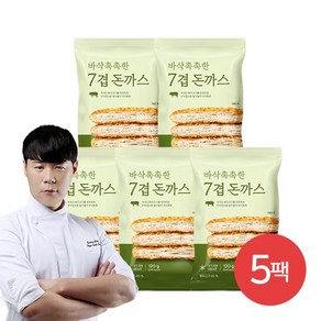 프레시지 [최현석] 바삭촉촉한 7겹 돈까스 5팩 + 트러플돈까스소스 1병, 120g, 10개