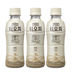 맥심 티오피 심플리 스무스 라떼, 240ml, 10개