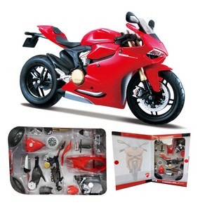 마이스토 조립 1:12 듀가티 1199 Panigale 다이캐스트 모형오토바이 바이크 키트 DIY