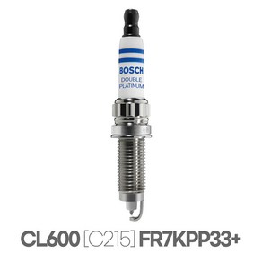 벤츠 C215 CL600 더블플래티넘 점화플러그 FR7KPP33U+, 보쉬 벤츠 C215 CL600 더블플래티넘 FR7KPP33U+, 1개