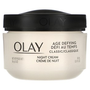 Olay 에이지 디파잉 클래식 나이트 크림 2fl oz(60ml) 1팩, 60ml, 1개