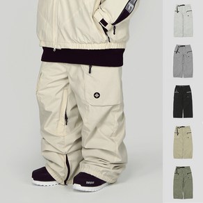 엔쓰리 2425 NNN SIDERA WIDE CARGO PANTS 스노우 보드복 팬츠