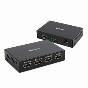 유니콘 4포트 HDMI 분배기 ST-400HD