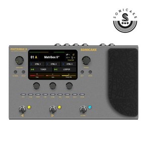 Sonicake Matibox 2세대 QME-100 기타 멀티이펙터 프로세서 FX루프 MIDI, 1개