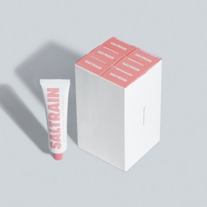 [솔트레인] 로즈 시트론 구취케어 치약 100g 6팩 핑크, 6개