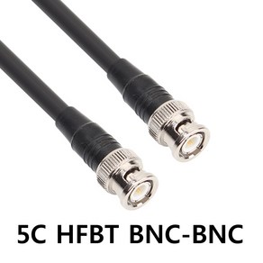 국산 5C-HFBT BNC-BNC 동축케이블 2M NMC-HFBT2