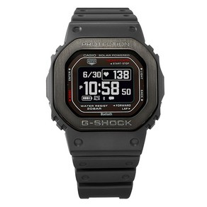 지샥 G SHOCK G-SQUAD 심박 측정 블루투스 터프솔라 메탈 베젤 그레이 디지털 시계 DW-H5600MB-8DR