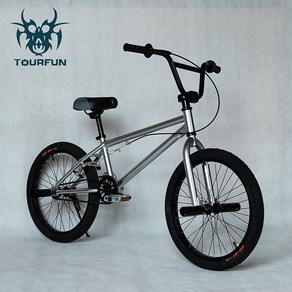 고급형 묘기 자전거 비엠엑스 BMX 비엠엑스 BMX 20 기술 자동차 멋진 거리 자동차 스턴트 S1125 58, 실버 블랙, 1개