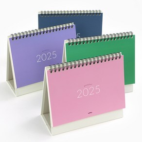 핑크풋 봉주르 2025 달력 심플 탁상 캘린더, 2025봉주르달력