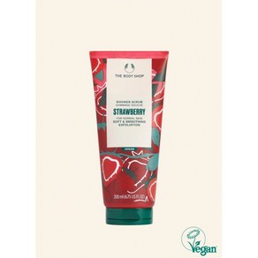 더바디샵 스트로베리 샤워 스크럽 200ML SHOWER SCRUB STRAWBERRY 36556 딸기향 바디스크럽, 1개