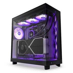 [NZXT] H6 Flow RGB (Matte Black) (미들타워)