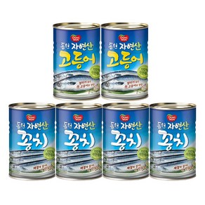[동원] 꽁치 300g x 4캔 + 고등어 300g x 2캔