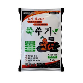 쑥쑤기 배양토 12L 분갈이흙 화분흙 원예용 상토, 쑥쑤기 배양토 12L 1개, 1개