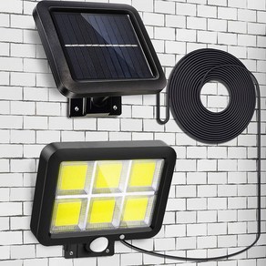 SOLAR ENERGY 120COB LED 태양광 센서등 투광등 태양열 에너지 조명 야외 동작감지 전등, 태양광120COB동작감지센서등