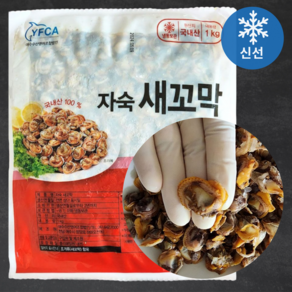 큰바다 국내산 냉동 제철 남해안 여수 벌교 자숙꼬막살, 1개, 자숙꼬막살1kg