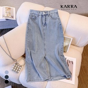 카라 KARRA 에이치슬릿데님스커트 A4M0799