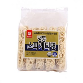 냉동 스파게티면 천일 1kg, 5개, 200g