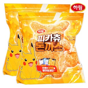 하림 포켓몬 피카츄 돈까스, 500g, 2개
