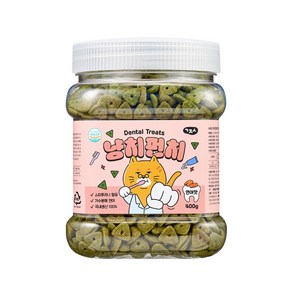 고지식 냥치펀치 고양이 구강관리 이빨과자 대용량 덴탈트릿 간식, 1개, 400g, 연어맛