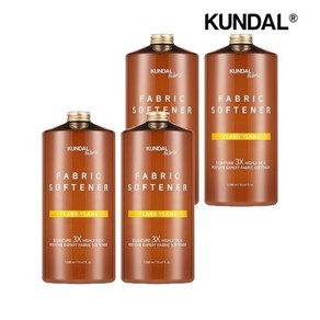 쿤달 시그니처 3배 초고농축 리치 퍼퓸 엑스퍼트 섬유유연제 일랑일랑 1580ml x4개, 4개