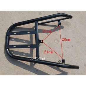 테일 확장 짐대 스쿠터 오토바이 전기자전거 선반 랙, 옵션24, 1개