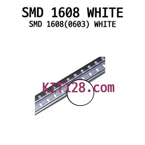 Any 칩SMD 1608 0603 LED WHITE(하양 흰색) (10개 묶음), 1개 단위, 1개