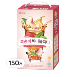 담터 복숭아 허니 블랙티, 13g, 150개입, 3개