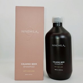 [블리샵]나인밀라 맥주효모 천연 탈모완화 샴푸 500ml 두피건강에 좋은 샴푸, 나인밀라 맥주효모 샴푸 리필500ml, 1개