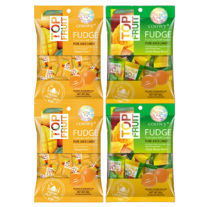 [국내배송] COOWY 탑젤리 베트남 망고젤리+애플망고젤리 세트 탑프루트 FUDGE, 2개, 160g