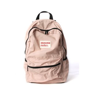 (정품)Masmarulez 마스마룰즈 데일리 가방 Pink 칼라 Daily backpack 연한핑크 수납공간 핑크 책가방 휘뚜루마뚜루 포켓 경량백팩