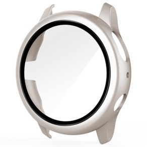 우먼스9999 갤럭시워치 액티브2 전용 강화유리 풀커버 케이스, 스타라이트 40mm