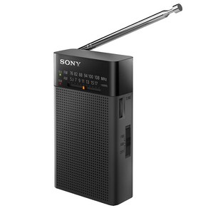 소니 Sony ICF-P27 BC 핸디 휴대용 라디오 블랙 야외용 일본직구