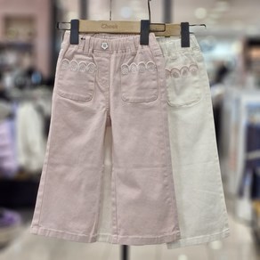 치크 *2025SS* 여아 아동 꽃주머니 와이드 팬츠 [동아백화점수성점]