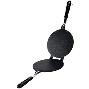 계란 롤 메이커 와플 메이커 팬 플랫 팬 Nonstick 와플 팬 스크림 팬케이크 Bakewae 케이크 가게 베이킹 도구, 40cmx18cm, 검은색, 알루미늄 합금, 1개