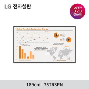 LG전자 75인치 전자칠판 75TR3PN 고급형 24년 신모델 원퀵 터치보드, 단품(단순배송)