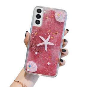 우꾸모 아이폰 16 PLUS PRO MAX 플러스 프로 맥스 바다 속 펄 글리터 투명 실리콘 케이스 iphone 핸드폰케이스 AC1427