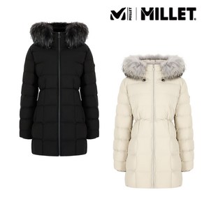 밀레 MILLET 여성 여자 겨울 24FW 품질보증 심플한 기본 디자인으로 평상시에 따뜻하게 입을수 있는 미들레이어 거위털 구스 다운 패딩 자켓