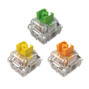 레이저코리아 Raze Mechanical Switches Pack 기계식 스위치 팩, Yellow Linea Switch