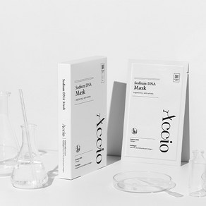 (유통기한 임박 : 25.01.12)Accio Sodium DNA Mask 아씨오 소듐디엔에이 마스크팩 1박스(5개입) 주름미백기능성