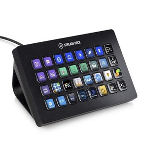 Elgato Stream Deck MK.2 – 스튜디오 컨트롤러 15개의 키 앱 동작 및 OBS Twitch와 같은 소프트웨어YouTube 등 Mac PC에서 작동