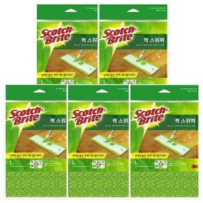 3M 스카치브라이트 퀵스위퍼 리필패드, 5개