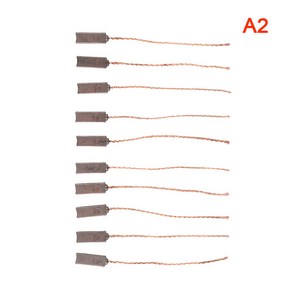 전기 자동차 발전기 레귤레이터 카본 브러시 4*6*17mm 10 개 핫, 2.high-coppe