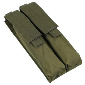 손전등 파우치 P90/UMP MOLLE 더블 탄창 허리 팩 가방 야외 사냥 액세서리 거치대 라이플 매그 홀스터 조끼, 4) OD, 1개