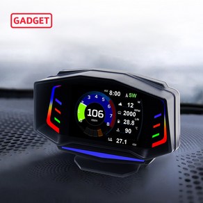 가제트 HUD 헤드업디스플레이 GH9 OBD2 슬로프미터, 단품