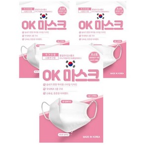 이드베베 ok마스크 초소형 6pack (귀끈11cm) 화이트, 5개입, 3개