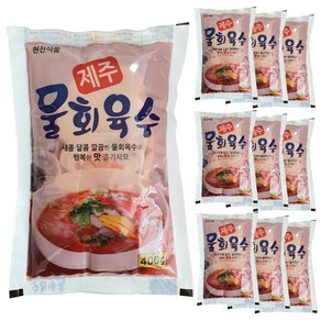 물회육수 400g 현진식품 제주 물회 양념 소스, 10개