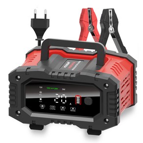 20A 300W 12V 24V 고출력 휴대용 오토바이 자동차 배터리 충전기, 1개